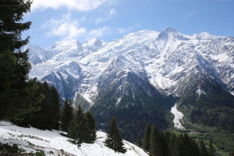 Mont-Blanc sous la neige